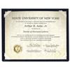 Image 1 : State University of New York Honorary Degree Presented to Arthur Ashe -- 1990