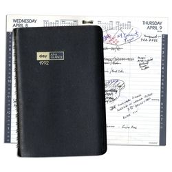 Arthur Ashe 1992 Day Planner, the Last Full Year of His Life -- Includes His Announcement to the Wor