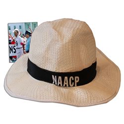 Hat Worn by Arthur Ashe During His Famous Arrest Outside the White House in 1992 at a Protest Regard