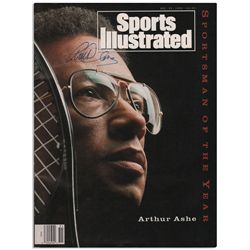 Arthur Ashe Signed ''Sports Illustrated'' Magazine -- One of The Last Items he Signed -- Ashe Graced
