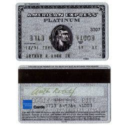 Arthur Ashe's American Express Platinum Card