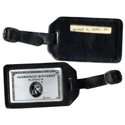 Arthur Ashe's American Express Luggage Tag