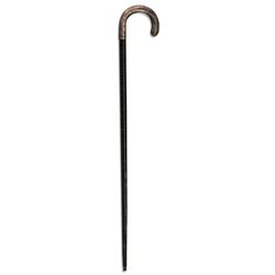 Arthur Ashe Cane With Silver Tourist Handle