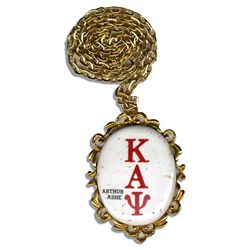 Arthur Ashe's Kappa Alpha Psi Fraternity Necklace From UCLA