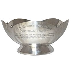 Tennis Legend Arthur Ashe's Harold A. LeBair Memorial Award -- For Good Sportsmanship & Made by Cart