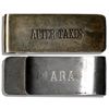 Image 1 : Arthur Ashe's Personally Owned & Monogrammed Sterling Silver Money Clip
