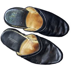 Arthur Ashe's Worn Slippers From His Personal Estate