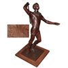 Image 1 : Impressive Statue of Arthur Ashe Posing Mid-Serve