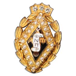 Arthur Ashe's Gold Fraternity Pin