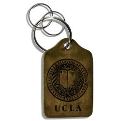 Arthur Ashe Personally Owned UCLA Key Chain -- Where the Tennis Legend Got His Start as a Star Under