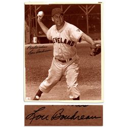 Lou Boudreau 8'' x 10'' Signed Photo