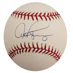 Single-Signed Baseball by Yankee Great Alex Rodriguez -- Steiner COA -- Near Fine