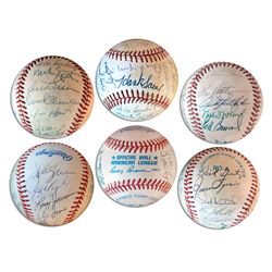 San Francisco Giants Signed Baseball With 23 Signatures in Total -- From the Larry Jansen Estate