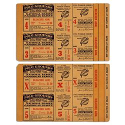 Four Tickets to The Legendary 1951 World Series -- Games 3, 4, 5 & X