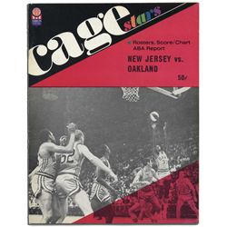 Program From the First Season of the American Basketball Association -- Very Rare