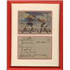 Image 1 : Jess Willard Signed Postcard of His Fight With Jack Dempsey -- With JSA COA