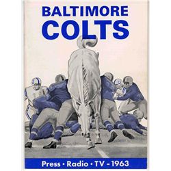 Colts Press Radio & T.V. Guide 1963 -- Sponsored by National Beer -- 5'' x 7'' -- 84pp. -- Very Good