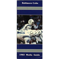 Colts 1983 Media Guide -- Contains Stats & Bios -- 166pp. -- 4'' x 9'' -- Creasing, Else Near Fine