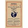 Image 1 : Program for Boston University vs. University of New Hampshire -- 1 October 1932 -- Near Mint