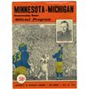 Image 1 : University of Michigan vs. University of Minnesota Football Program -- Homecoming Game at Ann Arbor