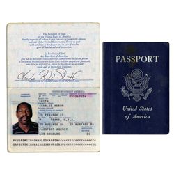 Bubba Smith 1984 Passport -- Signed with His Nickname