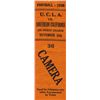 Image 1 : UCLA vs. USC Game Ribbon -- 24 November 1938, Los Angeles Coliseum -- Measures 2'' x 6.25'' -- Very