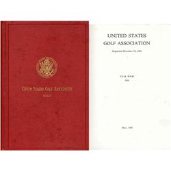 ''United States Golf Association Yearbook'' -- 1940 -- Illustrated