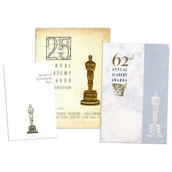 Academy Award Programs From 1953 & 1990