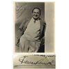 Image 1 : Edward Arnold 8'' x 10'' Matte Photo -- Inscribed to Helen -- Some Creasing & Small Tear, Very Good