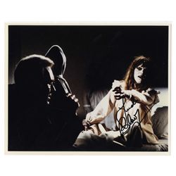 10'' x 8'' Linda Blair Signed Photo -- Eerie Movie Still with Blair in Full ''Exorcist'' Makeup -- F