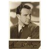 Image 1 : Hume Cronyn 8'' x 10'' Matte Signed Photo -- ''With best wishes / Hume Cronyn'' -- Near Fine