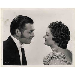 Clarence Sinclair Bull Original Photograph of Clark Gable & Myrna Loy From 1937 Film ''Parnell'' --