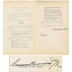 ''Honeymooners'' 10'' x 8'' Photo Signed by Jackie Gleason & Joyce Randolph -- Slight Silvering to S