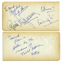 Comedy Legends Laurel & Hardy Signed 10'' x 8'' Photo