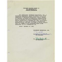 Marx Brothers 3 Signed Pages -- Each Brother Signs One Sheet -- Versos Bear Signatures of More Stars