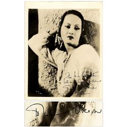 Double-Weight Metro-Goldwyn-Mayer Image of Karen Morley -- Verso Stamped by Hurrell -- 10'' x 13'' -