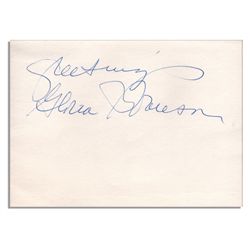 Ed Sullivan 8'' x 10'' Glossy Signed Photo -- Very Good Condition