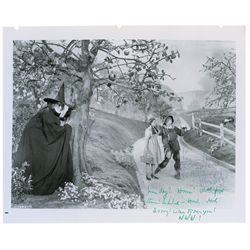 ''Orson Welles'' Signature in Black Ink on 5'' x 3'' Card With His Photo Affixed -- Pencil Scratch,
