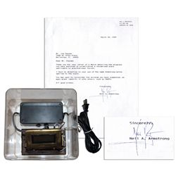Fantastic Neil Armstrong Autograph Letter Signed -- ''...Thanks for your note. -- Best wishes for a