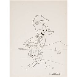 1942 Oil Painting by Southwestern Painter Lloyd Goff -- Fine Condition