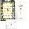Image 1 : Hillary Clinton Signed ''It Takes a Village'' -- Near Fine