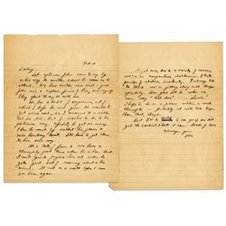 Eisenhower WWII Autograph Letter Signed -- ''...Bob Hope...came here to see me...Seems a more attrac