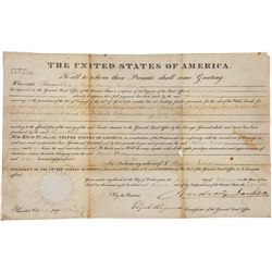 Benjamin Harrison Signed Holograph Check -- $5.00 Drawn From Fletcher's Bank -- 7.25'' x 2.75'' -- V