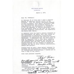 Abraham Lincoln 1861 Autograph Endorsement Signed ''A. Lincoln'' -- Just as the Civil War Was Beginn