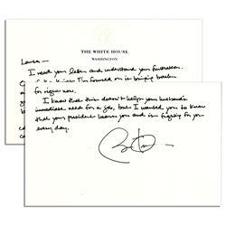 Unheard of Richard Nixon Partially Holograph Letter as President Passively Hinting at Firing Robert