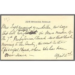 Trio of Invitations to the Franklin D. Roosevelt White House -- From 1938, 1940 and 1941