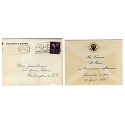 President Truman's Personally Owned & Worn Fedora -- With a Signed Photo of the President