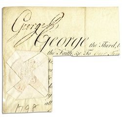 West Point Chief Engineer Stephen Rochefontaine Autograph Letter Signed -- From West Point in 1796,