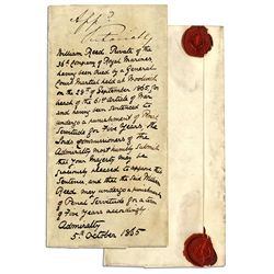 Striking King George III Signature -- Signed ''George R''