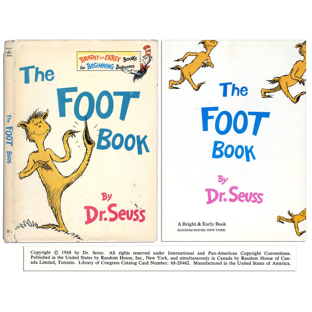 Dr Seuss The Cat In The Hat Early 1957 Edition